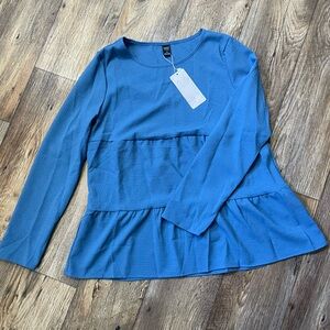 Women’s Avery Rose Solid Ruffle Blouse